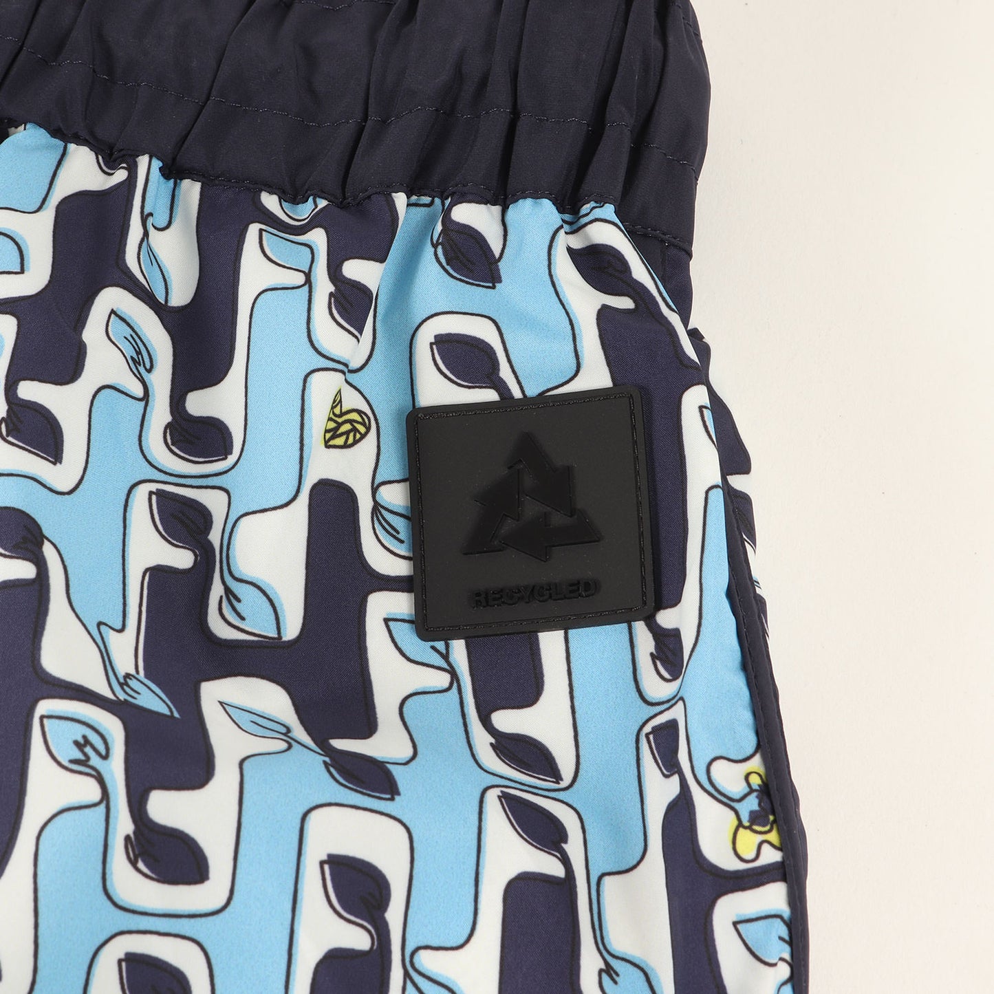 21SS リーフイラスト ボクサー ナイロン ウォーター ショーツ (G20932B00001 5950E)