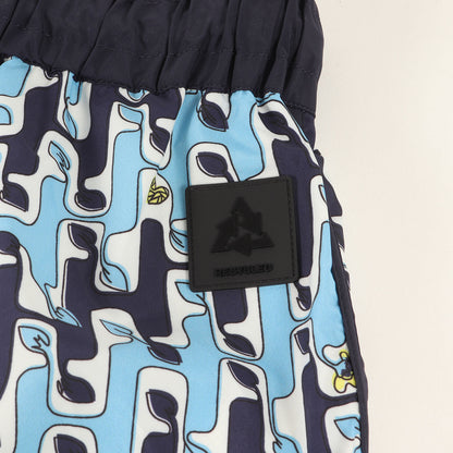 21SS リーフイラスト ボクサー ナイロン ウォーター ショーツ (G20932B00001 5950E)