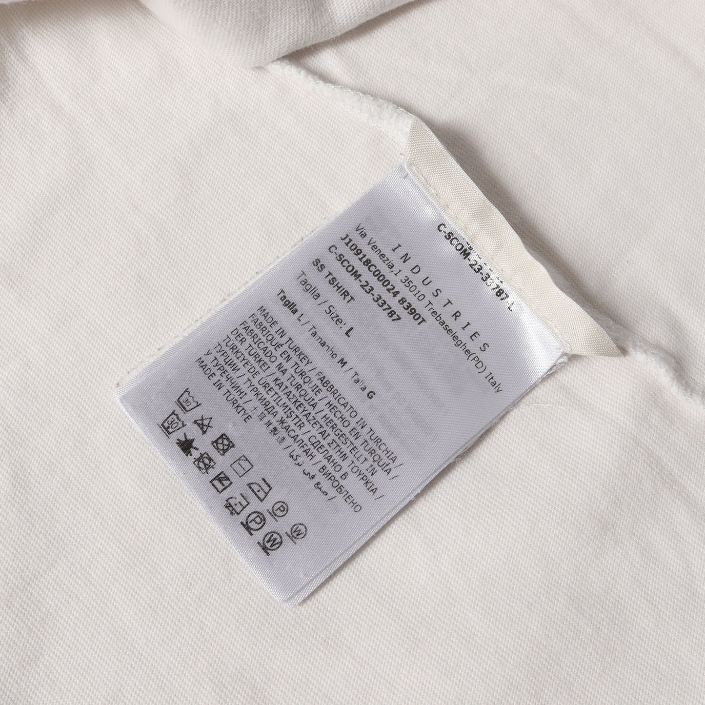 23SS アイコンパッチ付き リブロゴ Tシャツ (SS TSHIRT J10918V00024 8390T)