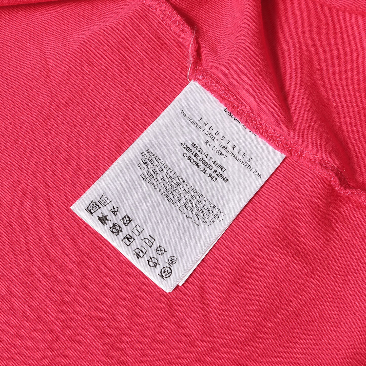 21SS フロッキー ブランドロゴ Tシャツ (MAGLIA T-SHIRT G20918C00033 829HS)