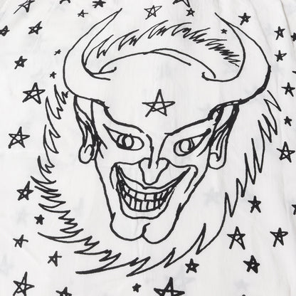 18SS デビルモチーフ レーヨン オープンカラー 半袖 シャツ (Devil Rayon Shirt)
