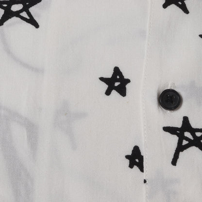 18SS デビルモチーフ レーヨン オープンカラー 半袖 シャツ (Devil Rayon Shirt)