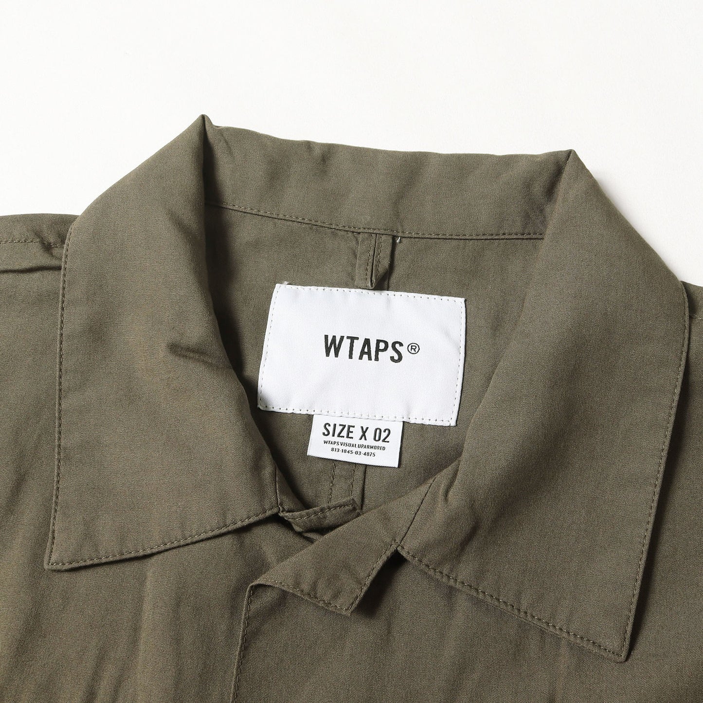 20SS ミリタリー ポリレーヨン オープンカラー 半袖シャツ (BUDS SS / SHIRT.RAPO.POPLIN)