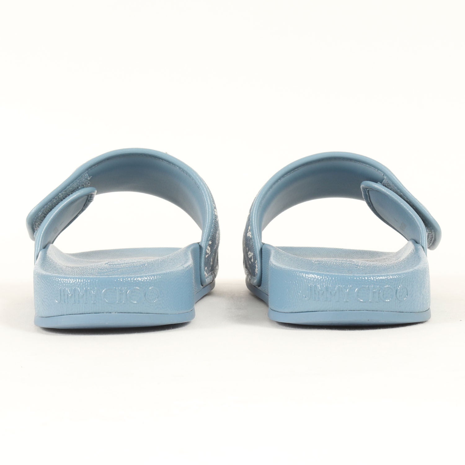 JIMMY CHOO スタッズ付きデニムサンダル jimmy choo デニムサンダル