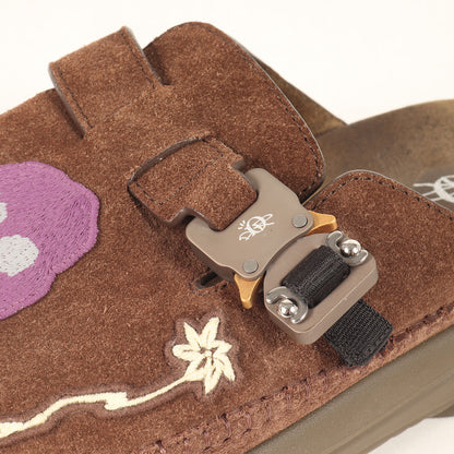 22SS ×Travis Scott / Cactus Jack スエードレザー パッチカスタム ラバー サンダル