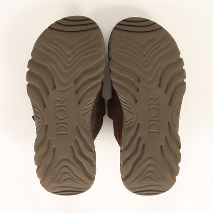 22SS ×Travis Scott / Cactus Jack スエードレザー パッチカスタム ラバー サンダル