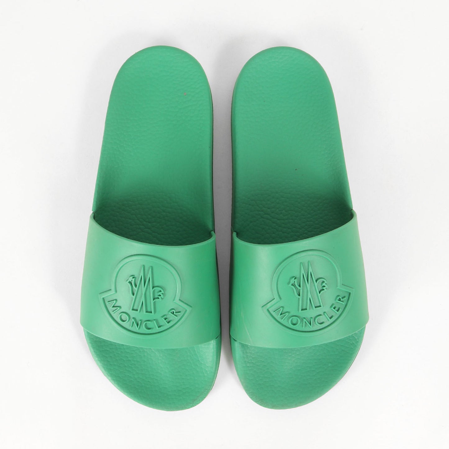 エンボスロゴマーク ラバー スライド サンダル