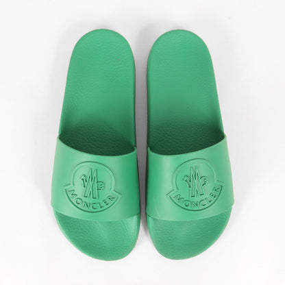 エンボスロゴマーク ラバー スライド サンダル