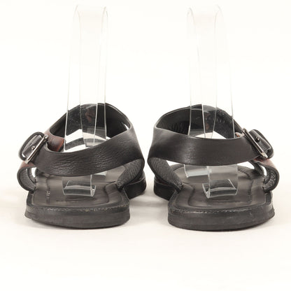 スクリット カリグラフィー レザー ストラップ サンダル (Shadow Sandal)