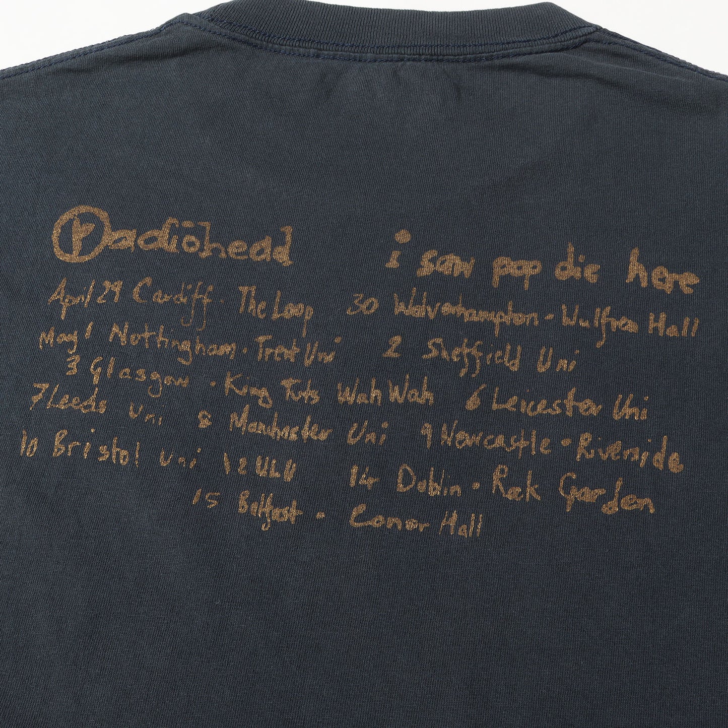 90s RADIOHEAD 両面プリント Tシャツ (POP IS DEAD)