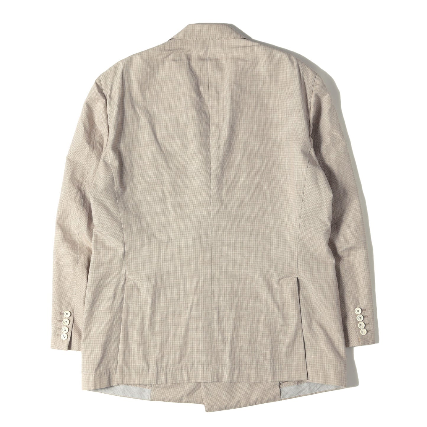 ハウンドトゥース ピークドラペル 2B ダブル テーラードジャケット