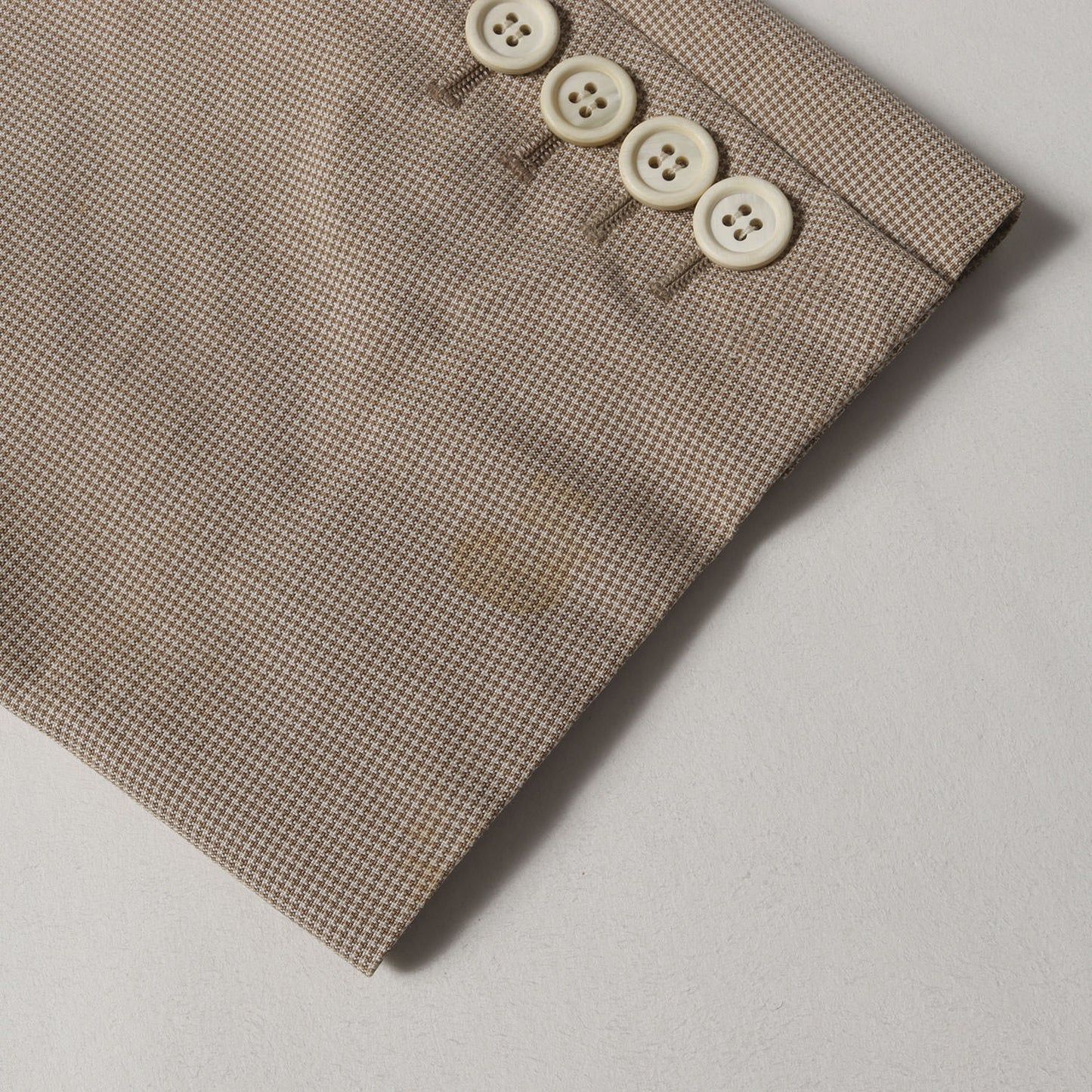 ハウンドトゥース ピークドラペル 2B ダブル テーラードジャケット