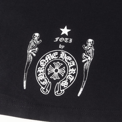 FOTI JAVIS 両面プリント スカル Tシャツ