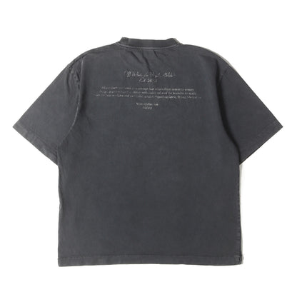 24SS ヴィンテージ加工 絵画グラフィック Tシャツ (MARY SKATE S/S TEE) OMAA120S24JER006