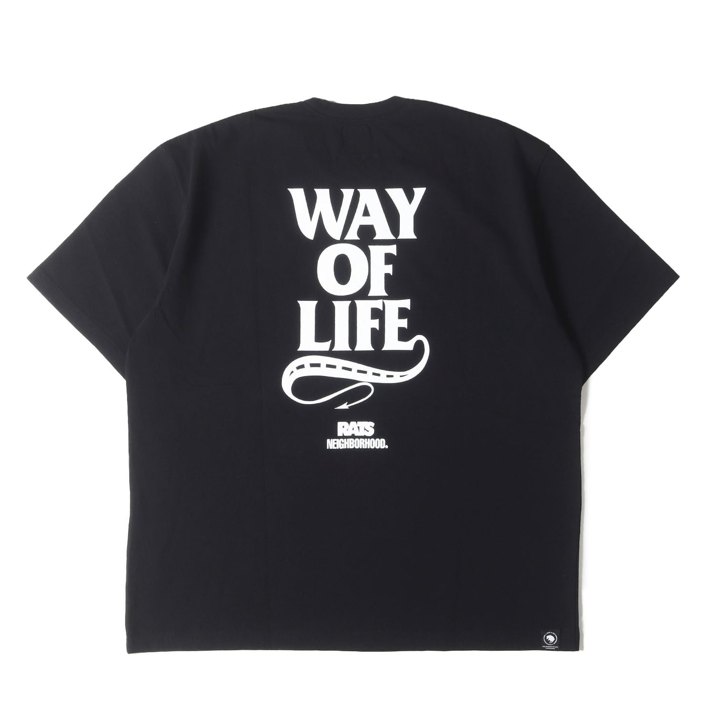 25SS ×RATS 20周年記念 ブランドロゴ プリント Tシャツ (242RTRTN-STM01S)