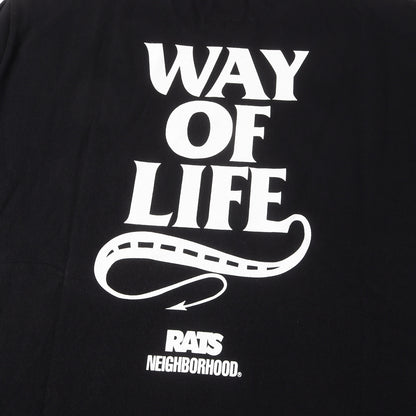 25SS ×RATS 20周年記念 ブランドロゴ プリント Tシャツ (242RTRTN-STM01S)