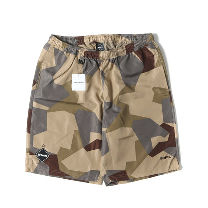 幾何学 迷彩 プラクティス ナイロン ショーツ (CAMOUFLAGE PRACTICE SHORTS)