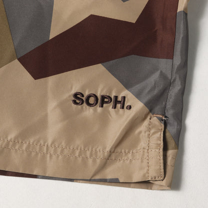 幾何学 迷彩 プラクティス ナイロン ショーツ (CAMOUFLAGE PRACTICE SHORTS)