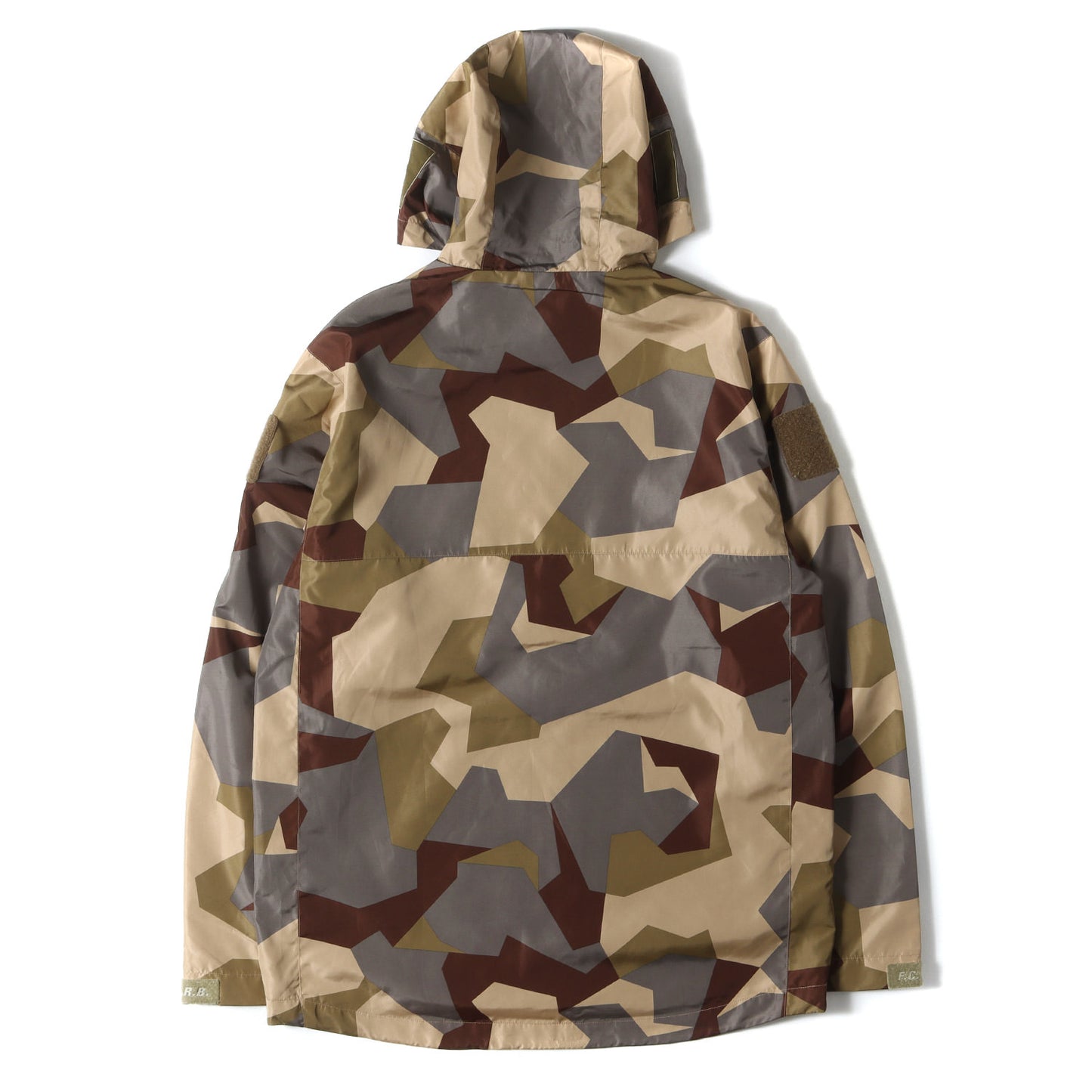 幾何学 迷彩 プラクティス ナイロン パーカー (CAMOUFLAGE PRACTICE JACKET)