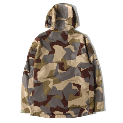 幾何学 迷彩 プラクティス ナイロン パーカー (CAMOUFLAGE PRACTICE JACKET)