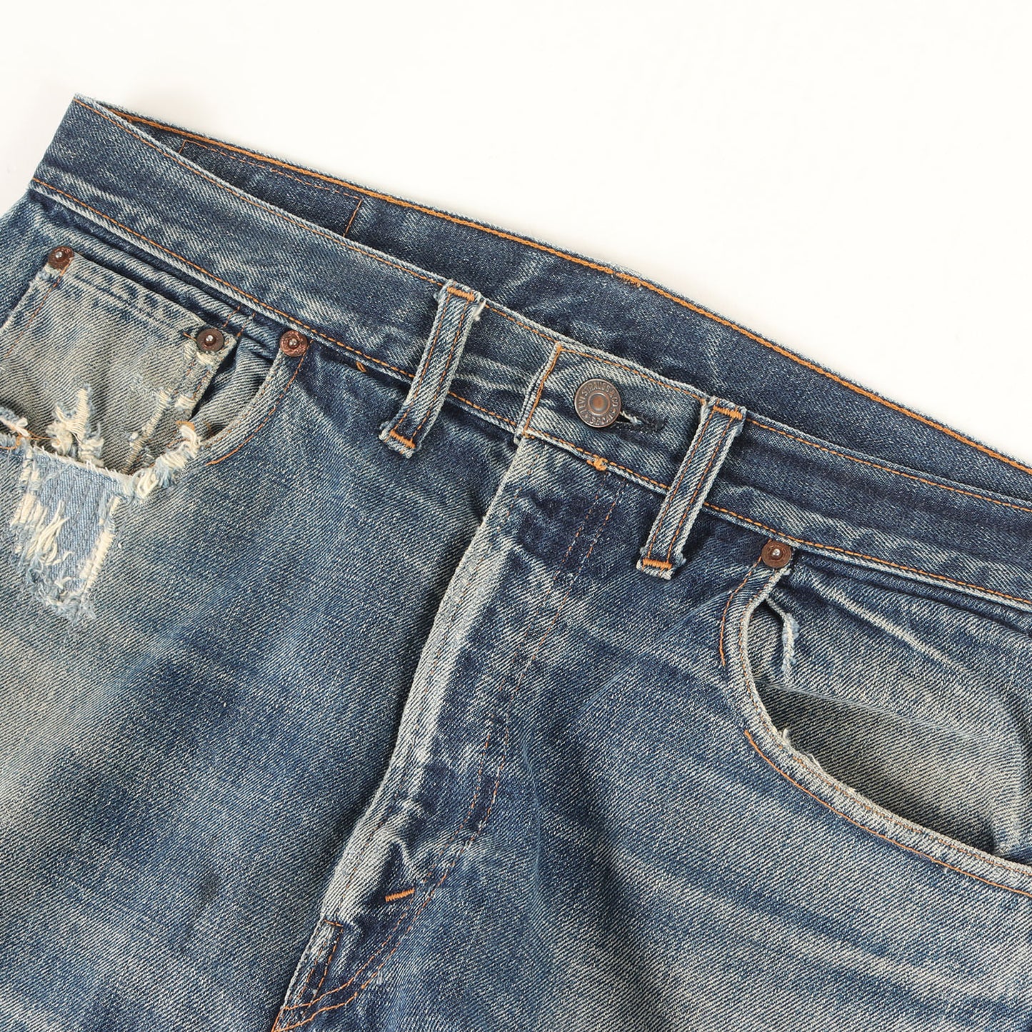 [雰囲気抜群 ビッグサイズ] 60s 505 Big E デニムパンツ / ボタン裏刻印14