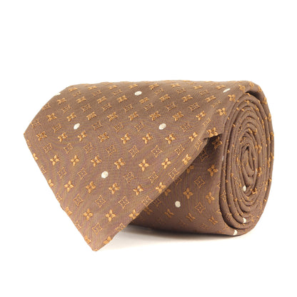 モノグラム ドット シルク ネクタイ / イタリア製 クラヴァット