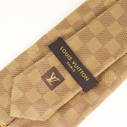 ダミエ シルク ネクタイ / イタリア製 クラヴァット