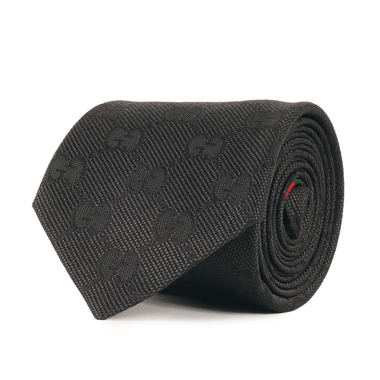 [近年モデル] GGモノグラム ウェブストライプ シルク ネクタイ / イタリア製