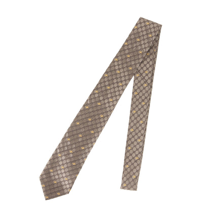 [近年モデル] ビー GGモノグラム シルク ネクタイ / イタリア製