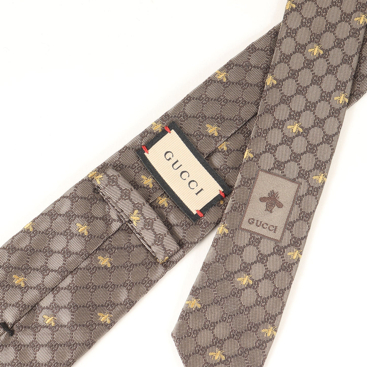 [近年モデル] ビー GGモノグラム シルク ネクタイ / イタリア製