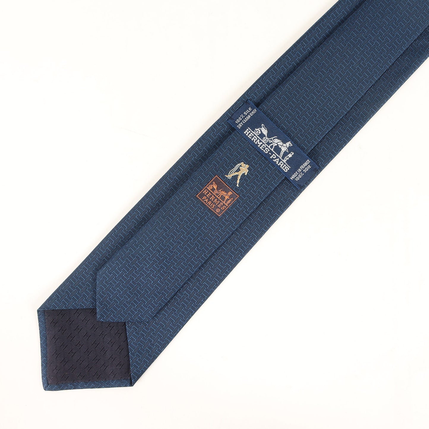 [近年モデル] H織り 星座 ジャガード シルク ネクタイ / フランス製 428898T02