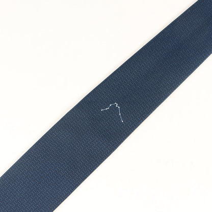 [近年モデル] H織り 星座 ジャガード シルク ネクタイ / フランス製 428898T02