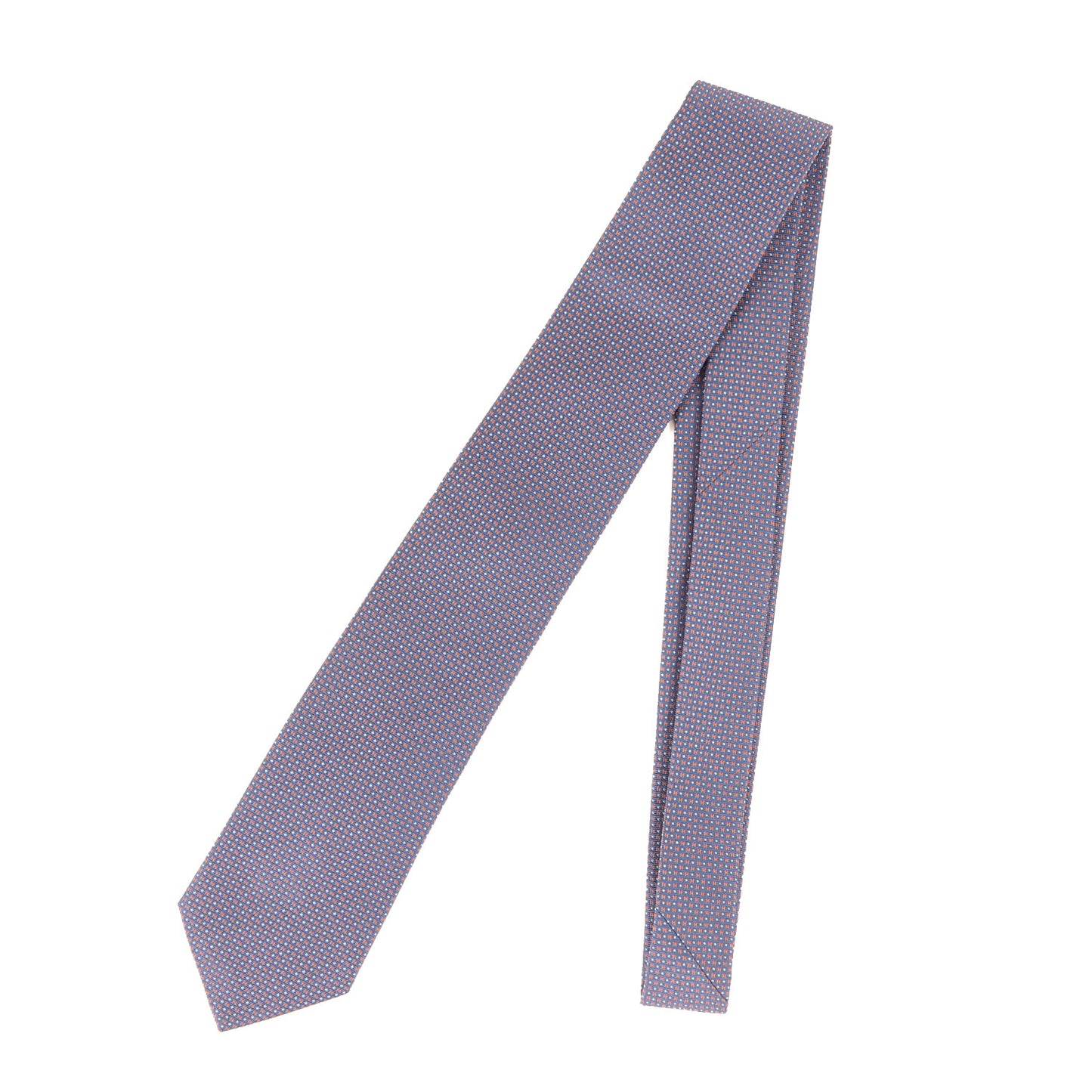 [近年モデル] メガ・シャリオ H柄 ドット シルク ネクタイ / フランス製 339098T 立体 馬のたてがみ