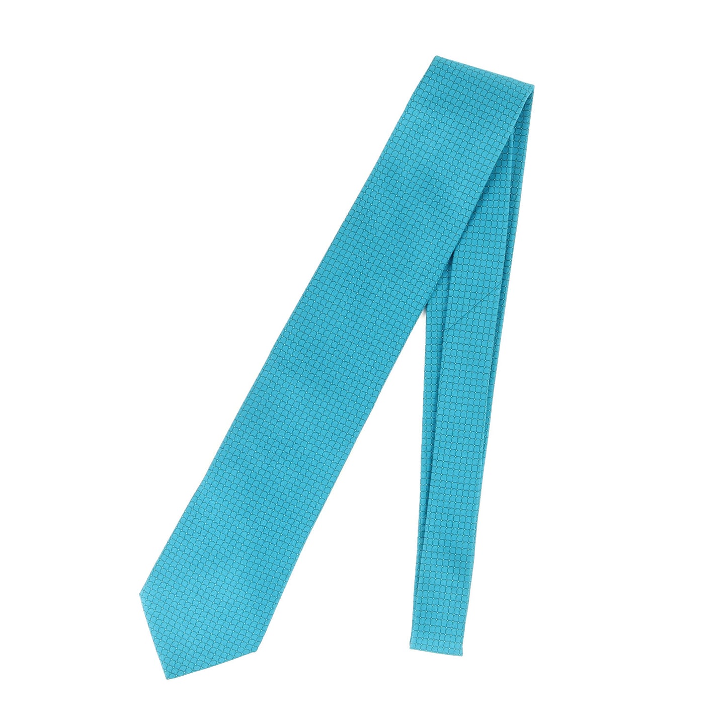 [近年モデル] 丸柄 モノグラム シルク ネクタイ / フランス製 645755 HA パリ住所