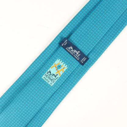 [近年モデル] 丸柄 モノグラム シルク ネクタイ / フランス製 645755 HA パリ住所