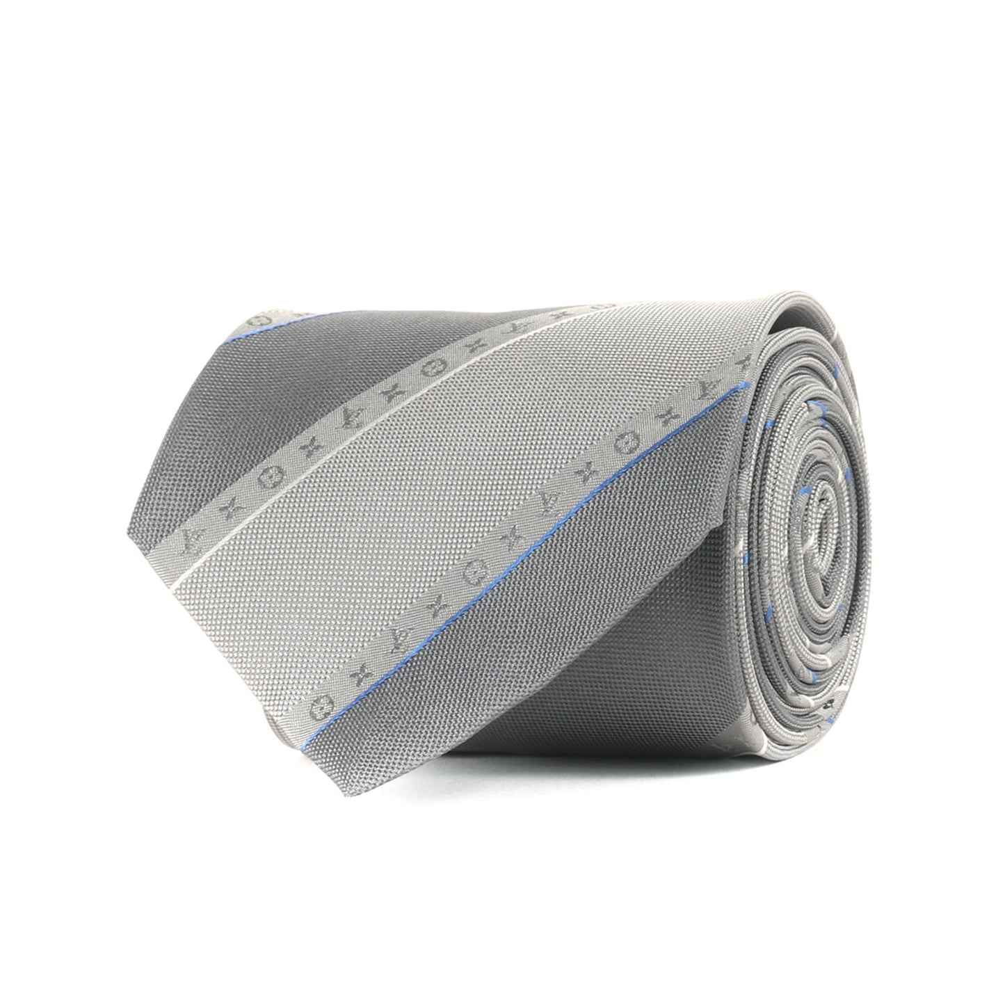 [近年モデル] レジメンタル モノグラム シルク ネクタイ / イタリア製 クラヴァット M77835