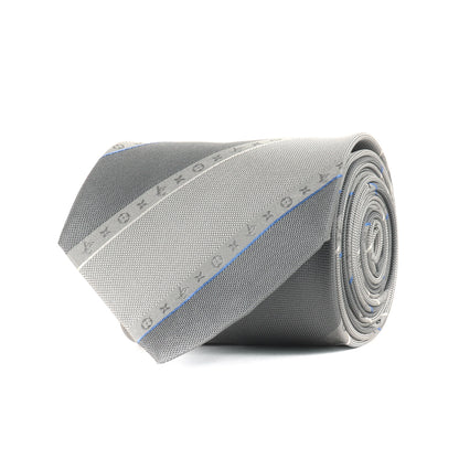 [近年モデル] レジメンタル モノグラム シルク ネクタイ / イタリア製 クラヴァット M77835