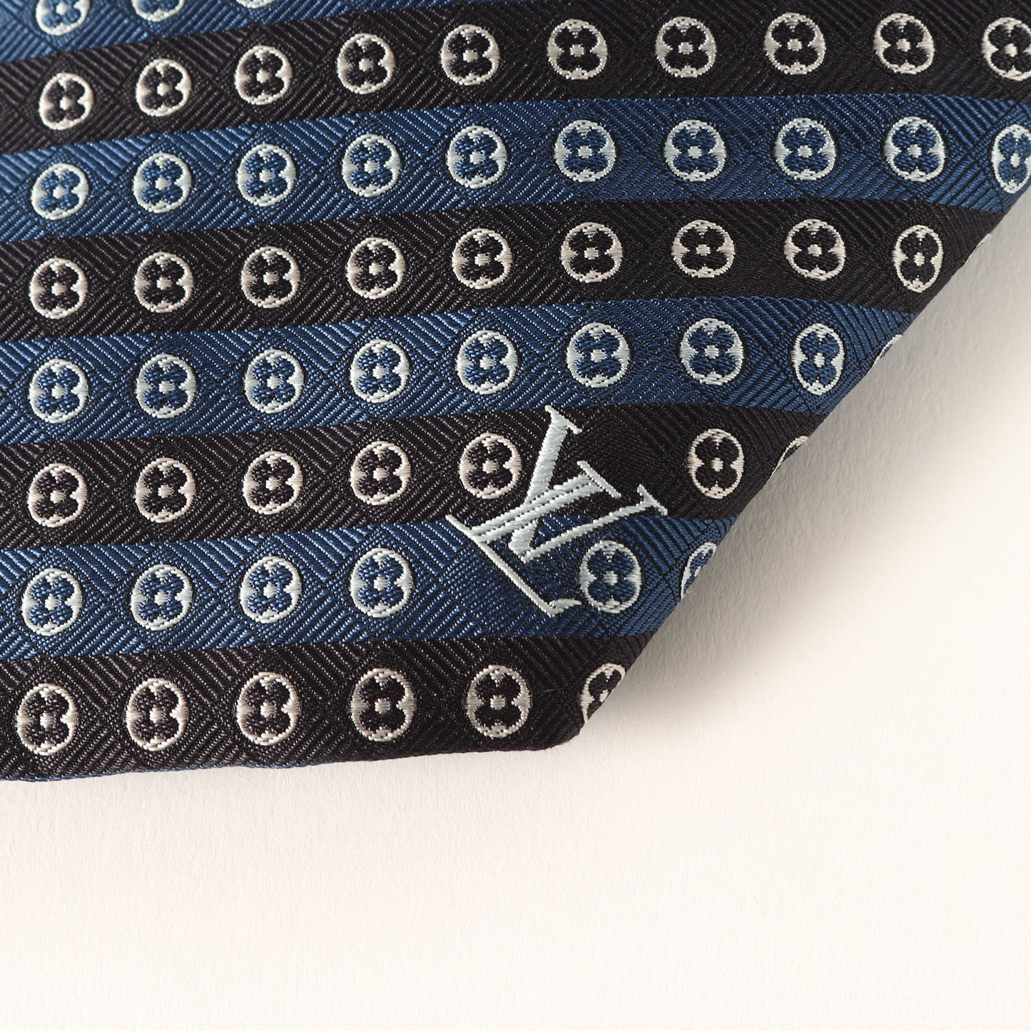 モノグラム レジメンタル シルク ネクタイ / イタリア製 クラヴァット