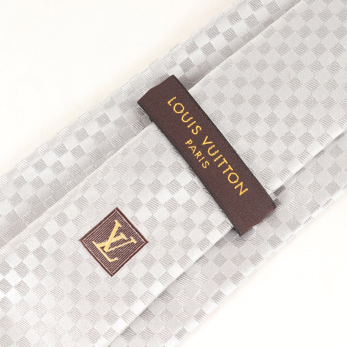 マイクロ ダミエ シルク ネクタイ / イタリア製 クラヴァット