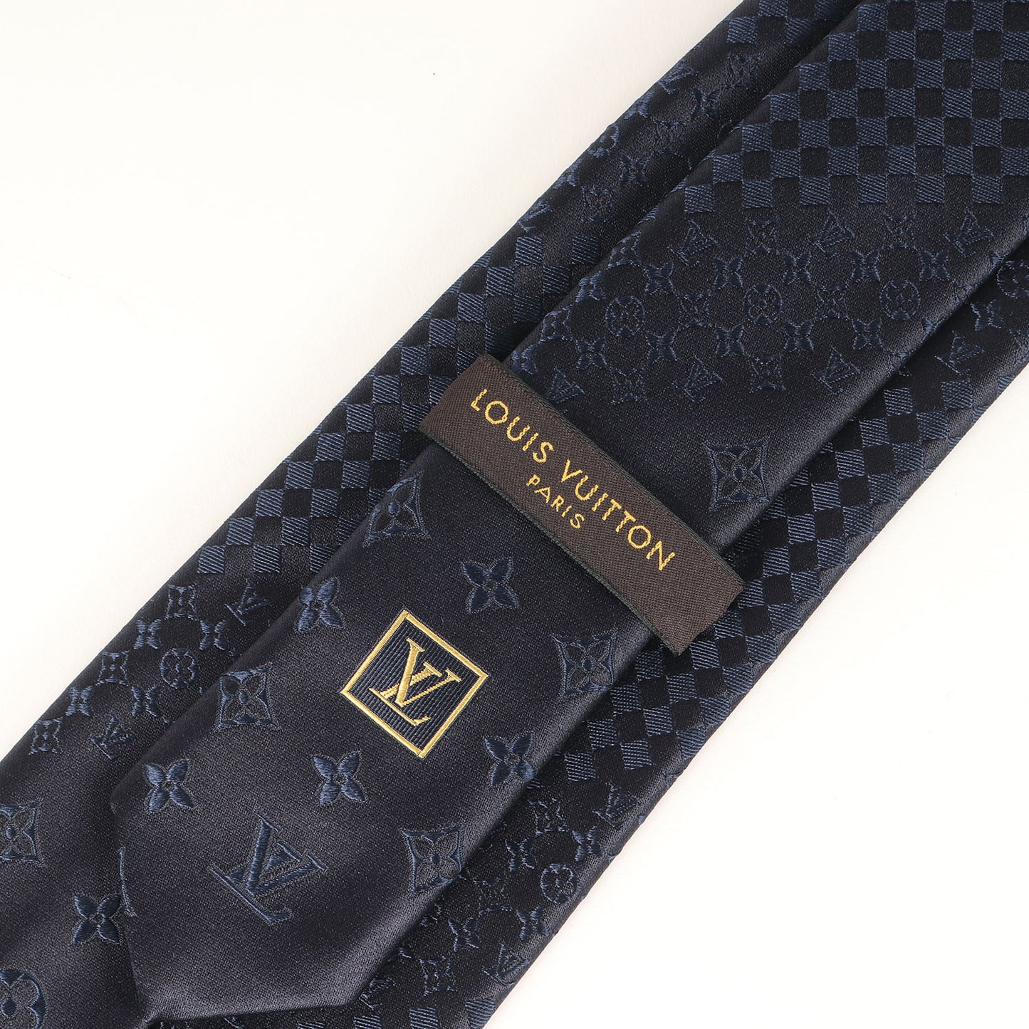 ダミエ ミックス モノグラム シルク ネクタイ / イタリア製 クラヴァット