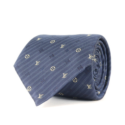 モノグラム レジメンタル シルク ネクタイ / イタリア製 クラヴァット