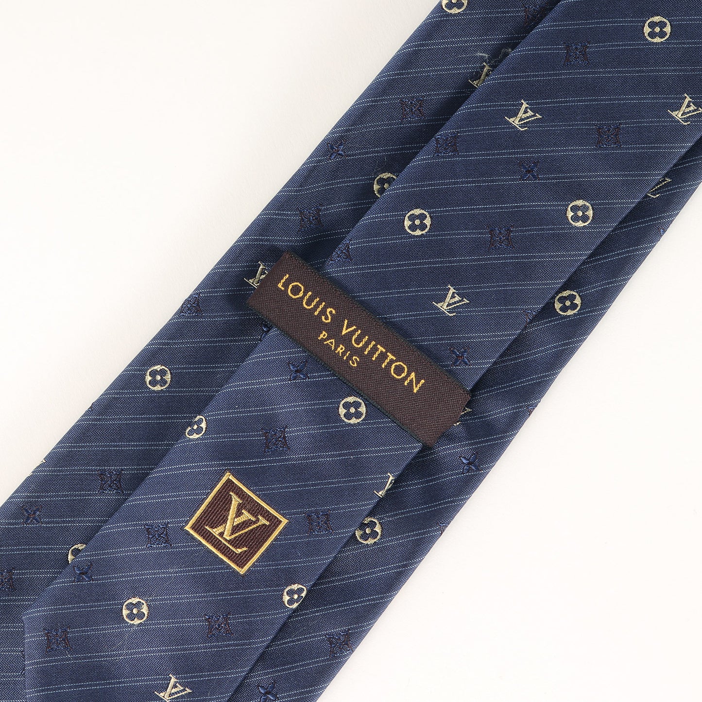 モノグラム レジメンタル シルク ネクタイ / イタリア製 クラヴァット