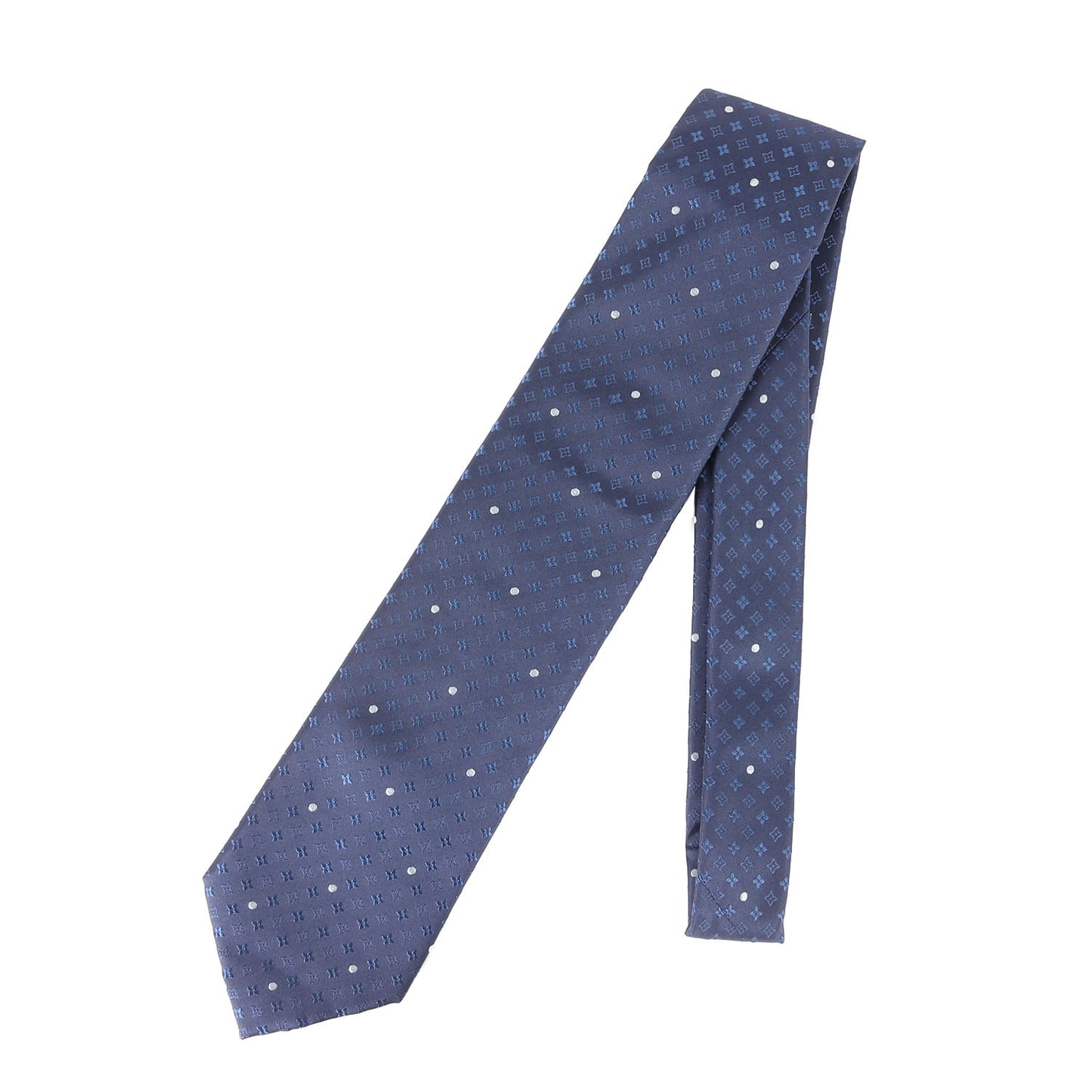 モノグラム ドット シルク ネクタイ / イタリア製 クラヴァット