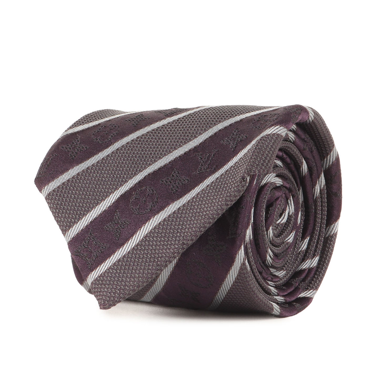 モノグラム レジメンタル シルク ネクタイ / イタリア製 クラヴァット