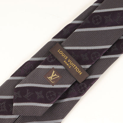 モノグラム レジメンタル シルク ネクタイ / イタリア製 クラヴァット