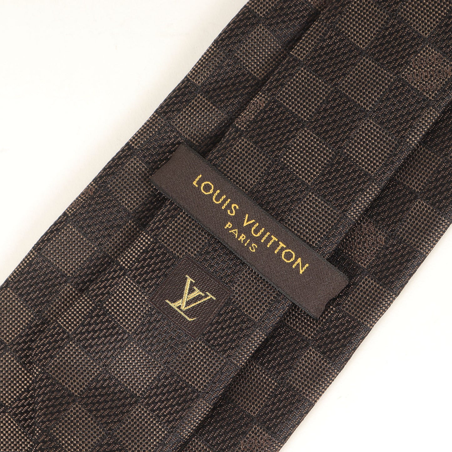 ダミエ シルク ネクタイ / イタリア製 クラヴァット