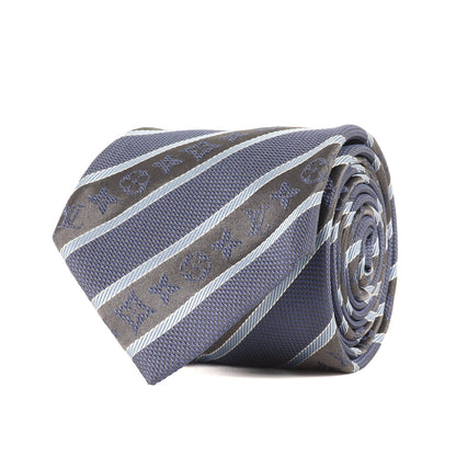 モノグラム レジメンタル シルク ネクタイ / イタリア製 クラヴァット