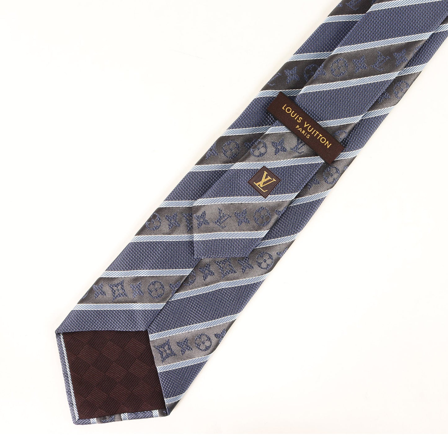 モノグラム レジメンタル シルク ネクタイ / イタリア製 クラヴァット