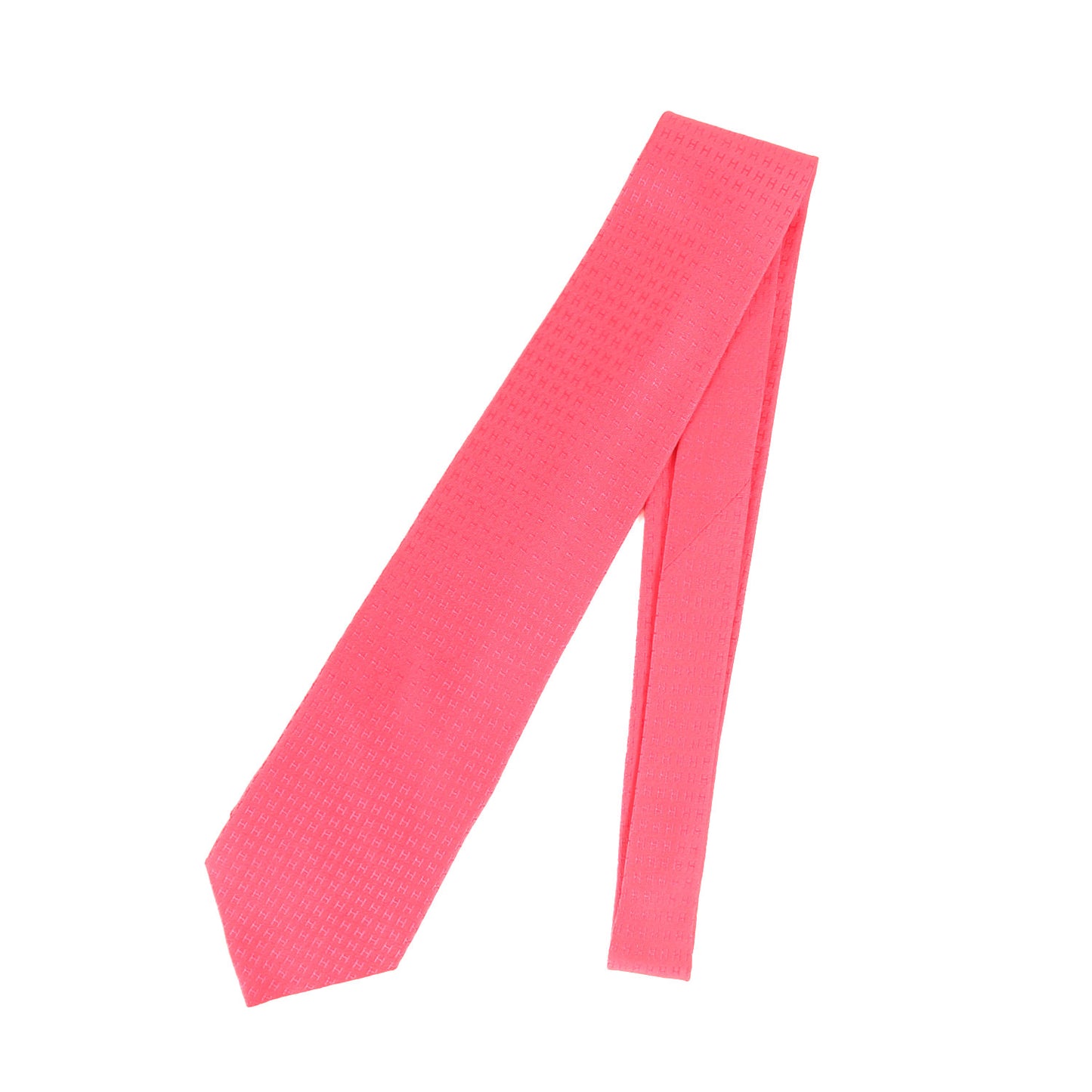 ファソネH ジャガード シルク ネクタイ / フランス製 H織り FACONNEE H