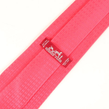 ファソネH ジャガード シルク ネクタイ / フランス製 H織り FACONNEE H